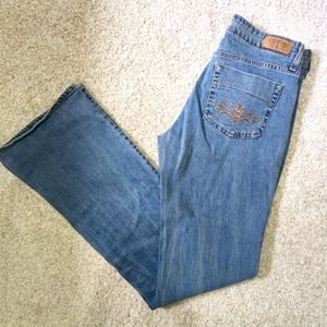 Levi Strauss Signature boot cut jeans. Size 8 long.